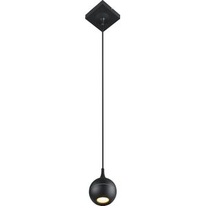 Lucide FAVORI - Hanglamp Badkamer - 1xGU10 - IP44 - Zwart