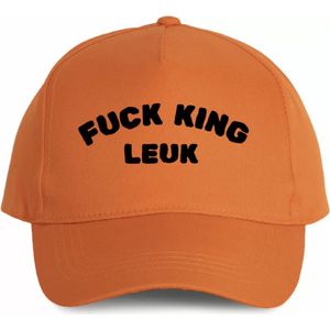 Oranje cap - Fuck king leuk - soBAD. | Oranje | Zon | Koningsdag | Koning | Koningsdag | EK | Voetbal | Nederland