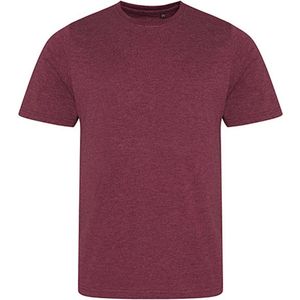 Herenshirt 'Tri-Blend' met ronde hals Heather Burgundy - M