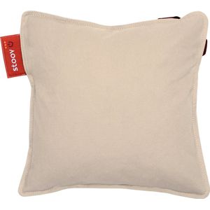 Stoov Warmtekussen | Ploov² Sandstone Beige | Duurzaam & Draadloos | Infrarood warmtekussen | 45x45 cm | Standard batterij