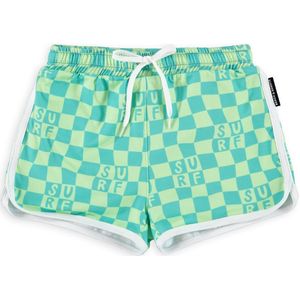 Beach & Bandits - Broekje - Trunk - Checkered Surf - Blauw/Groen - Unisex - Maat M