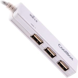 USB Hub met 4 Poorten (1x USB 3.0, 3x USB 2.0) - Geavanceerde Bescherming tegen Kortsluiting