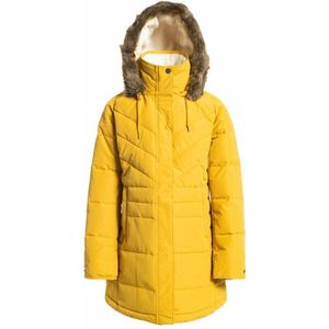 Roxy Ellie Longline Insulated Hooded Winterjas - Honey