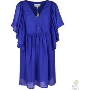 Munthe • blauwe zijden jurk Distant • maat 34