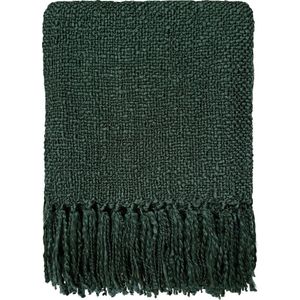 Malagoon - Forest green solid throw
