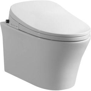 Mawialux hangend rimless toilet - Douche WC - bidet - softclose zitting - Glans wit - Automatische reiniging - Hawaii