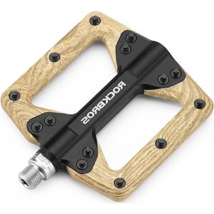 CNC Aluminium MTB-Pedalen met 3 afgedichte Lagers en antislip breed Platformpedaal voor E-bikes en Mountainbikes