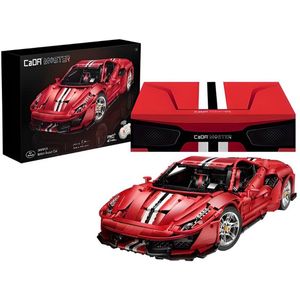 CaDA - C61042W - Modelbouw Auto - Rood - 3187 Onderdelen