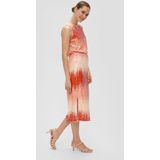 Rok - Jersey - Kokerrok - Zwart - Pailletten - 3/4 Lengte