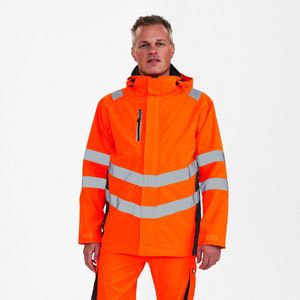 F. Engel - 1145-930 - Safety Parka - Oranje/Antraciet - Shell Jacket