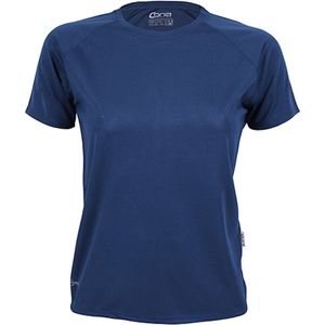 Damessportshirt 'Tech Tee' met korte mouwen Navy - XS