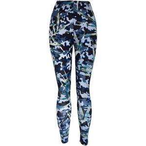Premium Dames Legging Blue Panther | Print Legging | Jungle - S/M