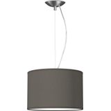 Home Sweet Home hanglamp Bling - verlichtingspendel Deluxe inclusief lampenkap - lampenkap 30/30/20cm - pendel lengte 100 cm - geschikt voor E27 LED lamp - antraciet