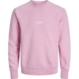 Jack & Jones - JJESoho - Sweatshirt - Lichtroze - Ronde Hals - Losse Pasvorm