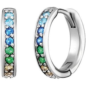 Engelsrufer - Dames-Oorringen - 925 Zilver - Zirkonia - One Size