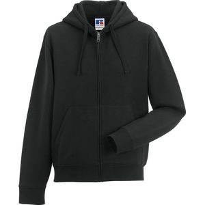 Authentic Full Zip Hoodie Sweatshirt 'Russell' Black - S