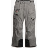 Superdryvoor mannen. MS110184A Ski Peak Rescue Broek grijs (S), Sportief, Polyester, Sneeuw, Buiten