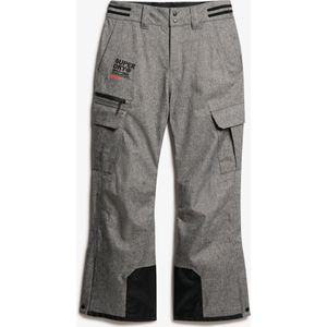 Superdryvoor mannen. MS110184A Ski Peak Rescue Broek grijs (S), Sportief, Polyester, Sneeuw, Buiten