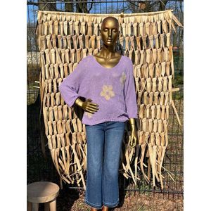 Truitje - Top - Fiory - Lila - One Size (maat 36 t/m 40/42)