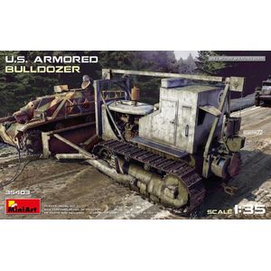 1:35 MiniArt 35403 U.S. Armoured Bulldozer Plastic Modelbouwpakket