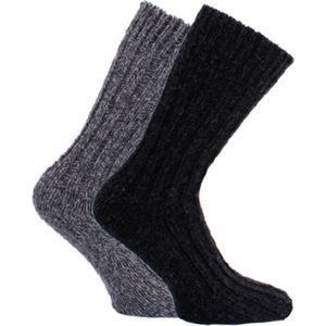 Norweger warme winter sokken - prijs per 2 paar - 42% wol