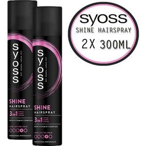 SYOSS Haarlak Shine & Hold - DUOPAK - 2 x 400 ml