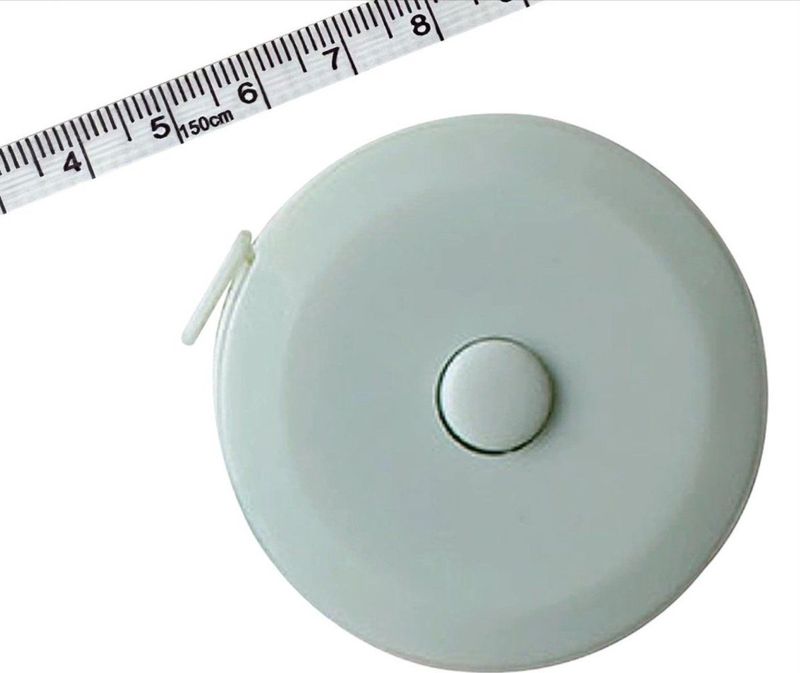 Heble - Oprolbare Meetlint - Blauw - 1.5 meter - Rolmaat - Lintmeter