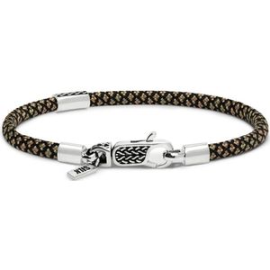 SILK Jewellery - Zilveren Armband - Alpha - 785EM4.19 - Maat 19,0