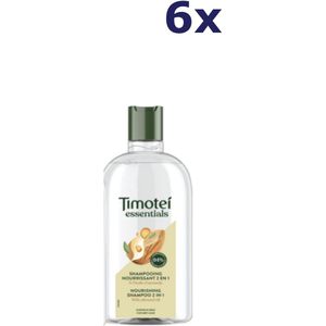 6x Timotei shampoo droog haar 750ML 2 In 1 amandelolie