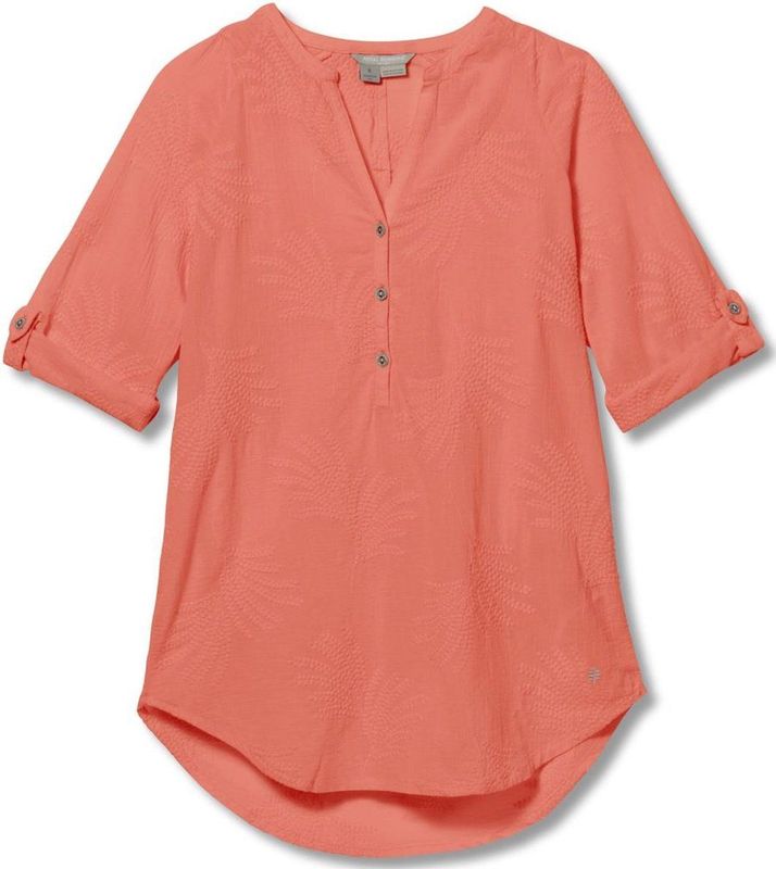 Royal Robbins - Oasis Tunic II - Shirt - Light Coral - 3/4 Mouw