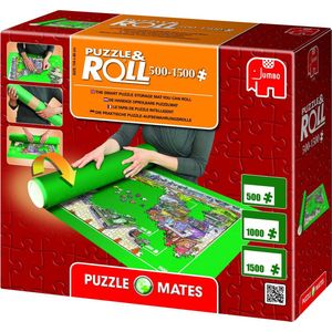Jumbo Puzzle & Roll Puzzelrol 500 tot 1500 Stukjes - 118x66 cm - Puzzelmat