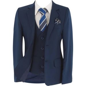 Kinderen Formele Gelegenheid Pak Set van 6 Slim Fit Donkerblauw
