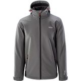 Hi-tec - Noxon - Softshelljack - Grijs - Waterdicht 8000 mm H2O - Ademend vermogen 1000 G H2O/M²