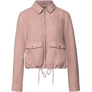 Street One Dames Corduroy jas met rits in Roze, in size: 36