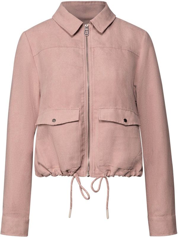 Street One Dames Corduroy jas met rits in Roze, in size: 36