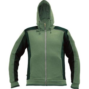 Dayboro hooded vest groen/zwart, M