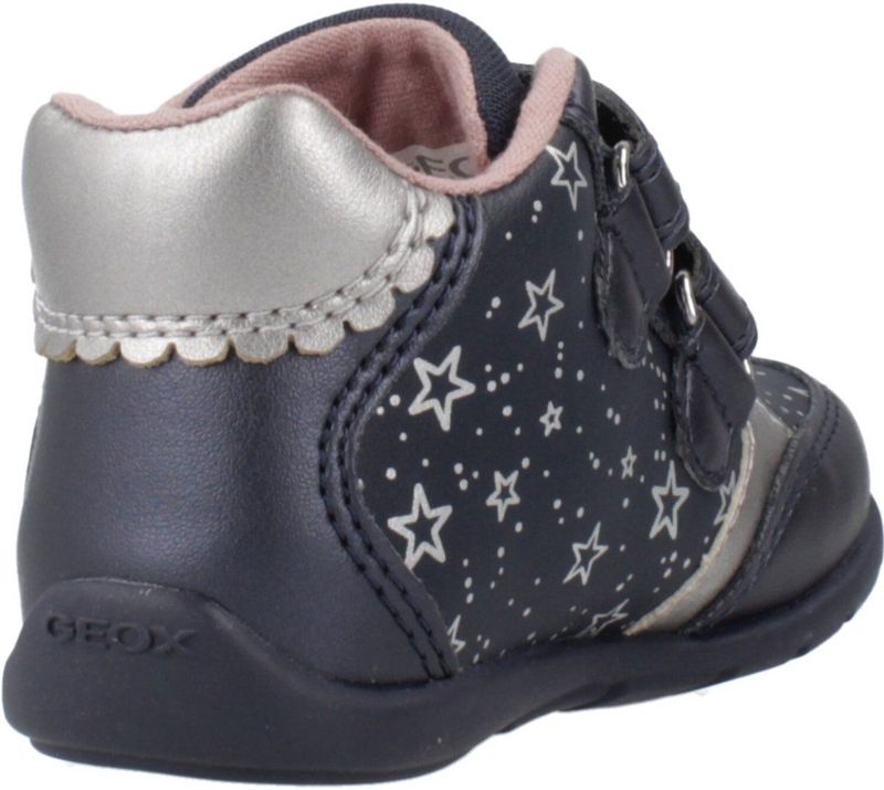 Geox Babymeisjes B Elthan Girl B Sneakers, blauw, 18 EU