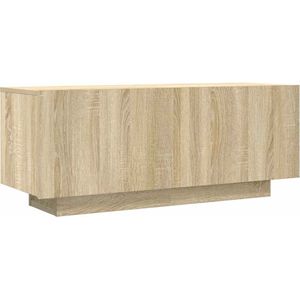 vidaXL Tv-meubel 100x35x40 cm - Sonoma eikenhout Tv-meubel - Salontafel - Houten Tv-meubel - Tv-kast - Entertainment Center