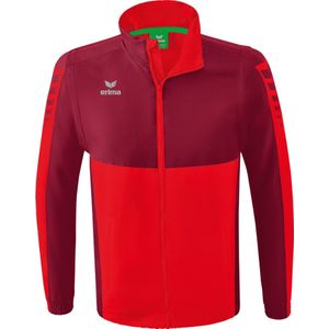 Erima Six Wings Jack Met Afneembare Mouwen Heren - Rood / Bordeaux | Maat: XXXL