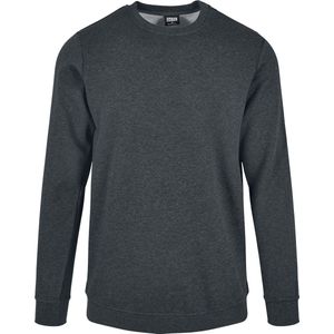 Urban Classics Basic Terry Crew Heren Sweatshirts - gemêleerd donkergrijs - S