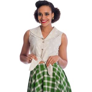 Banned Blouse -M- HOT AIR BALLOON DREAMING Wit