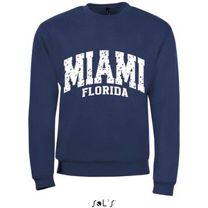 Sweatshirt 2-211 Miami Florida - Navy, xS