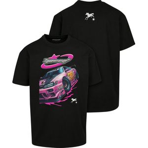 OVERSIZED! Dikke stof - Heren - Mannen - Streetwear - Urban - Modern - T-Shirt - Casual - Speed - Heavy - Speedness T-Shirt zwart