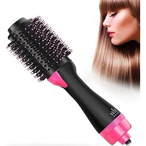 3-in-1 Föhnborstel Rond - Keramische Magic Brush - Lang/Kort/Stijl/Krullen - 1000W - Zwart
