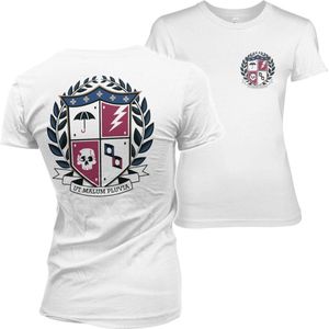 The Umbrella Academy Dames Tshirt -XL- Ut Malum Pluvia Shield Wit