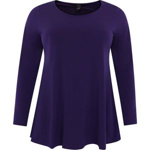 YOEK - Shirt - Indigo - A-lijn - Lange Mouw