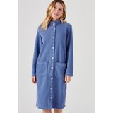 Damart - Fleece kamerjas - Blauw - 100% Gerecycled Polyester