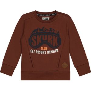 SKURK Seth Baby Jongens Cognac Bruin Sweater - Maat 68