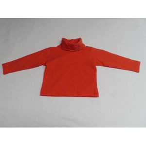Trui - Pull met rolkraag - Meisje - Orange - Snoopy - 2 jaar 86