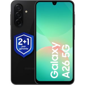 Samsung Galaxy A26 5G - 256GB - Black + 1 jaar extra garantie